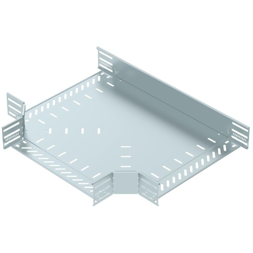 Derivação em T para caminho cabos, horizontal 85x400 Aço galvanizado pelo método Sendzimir zinco