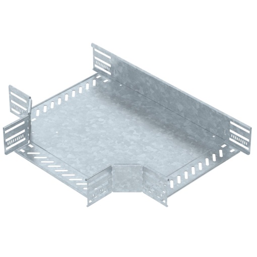 Derivação em T para caminho cabos, horizontal 85x300 Aço Galvanizado por imersão a quente após maquinação zinco