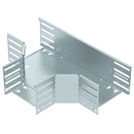 Derivação em T para caminho cabos, horizontal 110x150 Aço galvanizado pelo método Sendzimir zinco