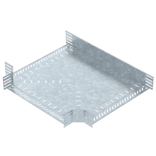 Derivação em T para caminho cabos, horizontal 110x600 Aço Galvanizado por imersão a quente após maquinação zinco