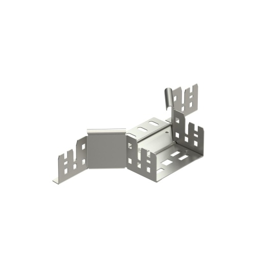 Derivação simples com união de encaixe rápido 60x100 Aço inoxidável A4 1.4571 brilhante, pós-tratamento