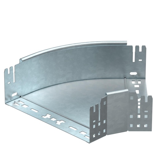 Ângulo 45 com união de encaixe rápido 110x300 Aço galvanizado por imersão a quente após maquinação