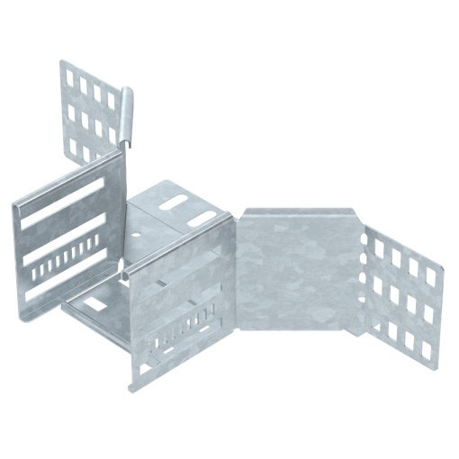 Derivação simples para caminho de cabos em chapa 85x100 Aço Galvanizado por imersão a quente após maquinação zinco