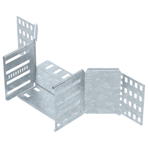 Derivação simples para caminho de cabos em chapa 110x150 Aço Galvanizado por imersão a quente após maquinação zinco