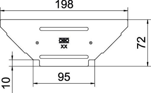 Tampa para derivação simples B100mm Aço inoxidável 1.4571 A4 1.4571 brilhante, pós-tratamento aço inoxidável