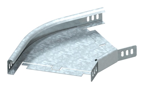 Ângulo 45 horizontal, com uniões curvas 35x100 Aço galvanizado pelo método Sendzimir