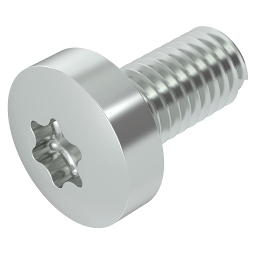 Flat head screw with hexagon socket M6x12 Aço eletrogalvanizado zinco