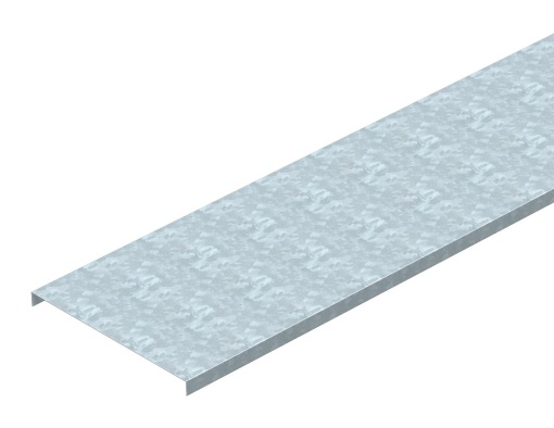 Tampa não perfurada para c. cabos chapa e varão 400x3000 Aço galvanizado pelo método Sendzimir