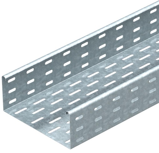Caminho de cabos em chapa MKS perfurado, com união 85x100x3000 Aço galvanizado pelo método Sendzimir