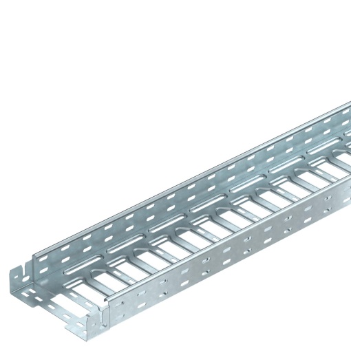 Caminho de cabos em chapa MKSM perfurado, união de encaixe 60x200x3050 Aço galvanizado por imersão a quente após maquinação