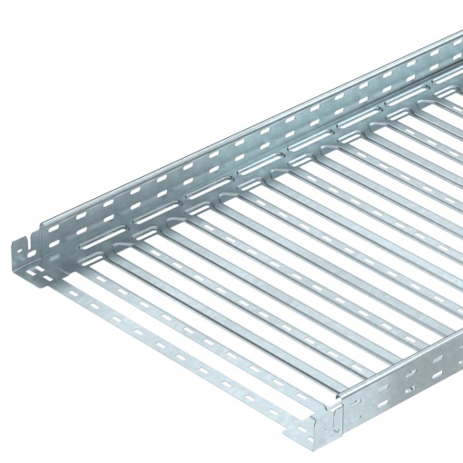 Caminho de cabos em chapa MKSM perfurado, união de encaixe 60x600x3050 Aço galvanizado por imersão a quente após maquinação