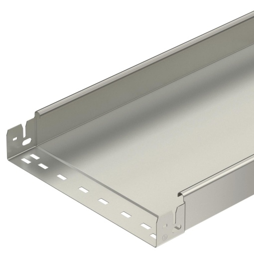 Cable tray SKSMU unperforated, quick connector 60x300x3050 Aço inoxidável, livre de ferrugem A2 1.4301 brilhante, pós-tratamento