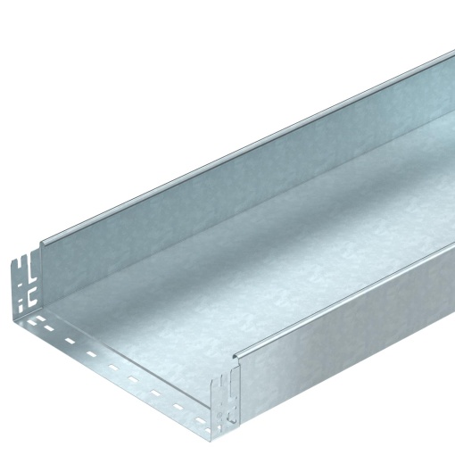 Caminho de cabos chapa MKSMU não perfurado,união de encaixe 110x400x3050 Aço galvanizado por imersão a quente após maquinação