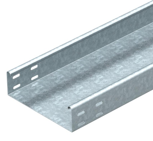 Caminho de cabos em chapa MKSU não perfurado,furos para união 60x100x3000 Aço galvanizado pelo método Sendzimir