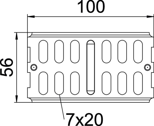 União reta para caminho de cabos em chapa 60x100 Aço PES135 - Poliéster preto RAL 9005
