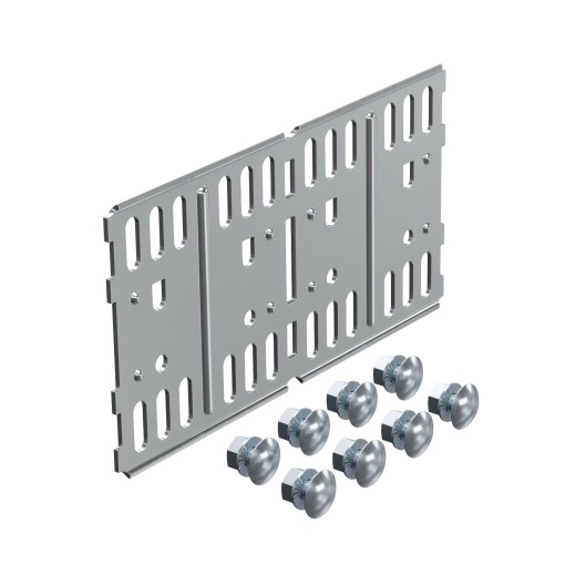 União reta e curva para c. cabos chapa,horizontal 110x200 Aço galvanizado pelo método Sendzimir