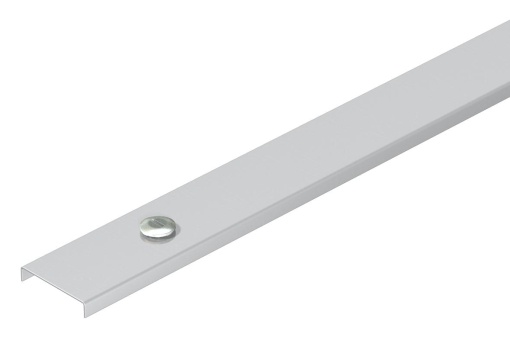 Tampa com ferrolho para míni calha AZ 103x3000 Aço inoxidável, livre de ferrugem A2 1.4301 brilhante, pós-tratamento