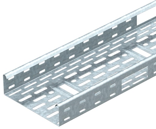 Caminho de cabos em chapa IKS com perfuração na aba 60x100x3000 Aço galvanizado pelo método Sendzimir