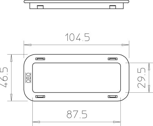 Protetor de cabos para lateral IKS Polietileno cinzento claro