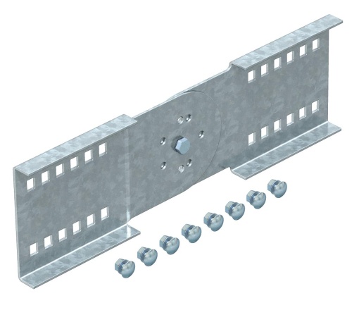 União articulada para sistema grandes vãos 110 110x380 Aço galvanizado pelo método Sendzimir