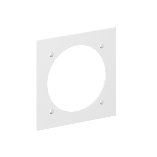 Cover plate 1x CEE 95x95mm Poliamida branco puro RAL 9010