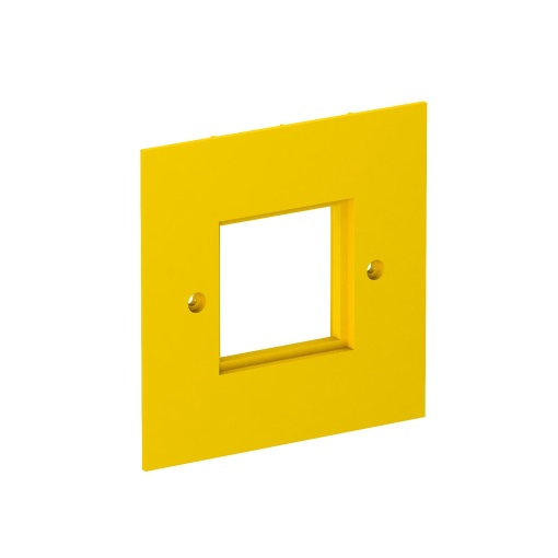 Espelho simples Modul 45 95x95mm Poliamida amarelo cádmio RAL 1021