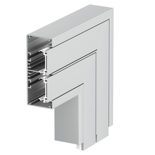 Ângulo plano Alumínio, rígido 53x130x225 Alumínio anodizado