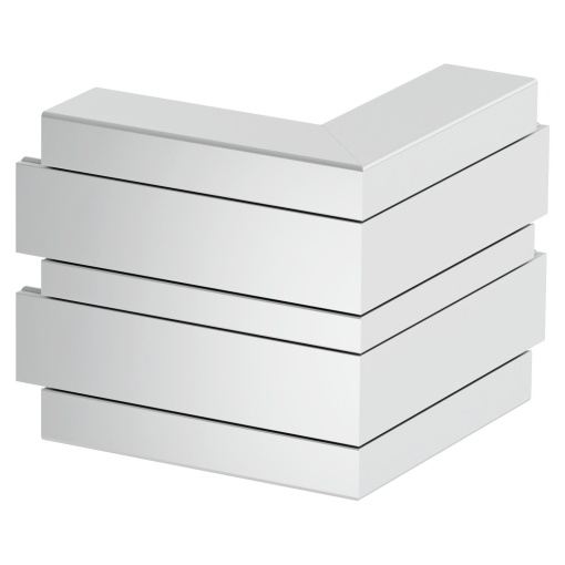 Ângulo externo Alumínio, rígido 53x165x175 Alumínio anodizado