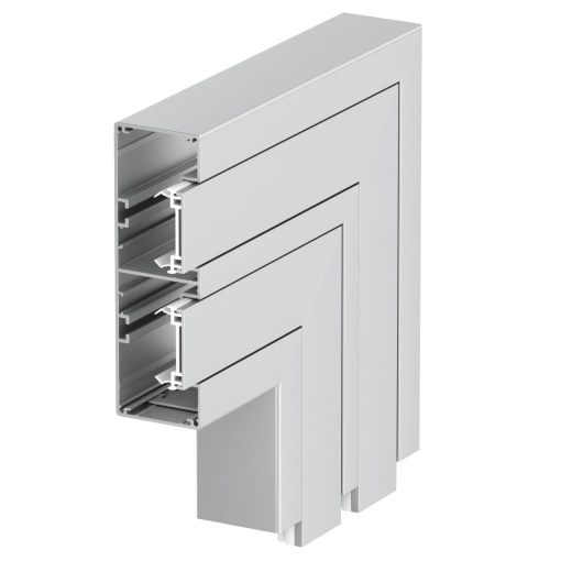 Ângulo plano Alumínio, rígido 53x165x250 Alumínio anodizado