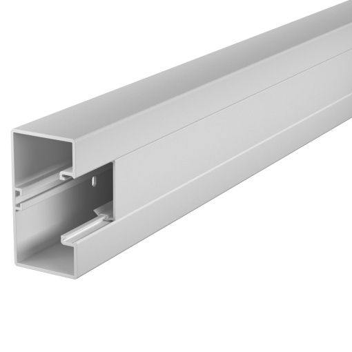 Calha técnica Rapid 45, 1 via 53x100x2000 Policloreto de vinilo cinzento claro RAL 7035