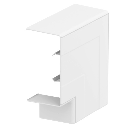 Ângulo plano Tampa de montagem 142x142x56 Policarbonatoacrilonitrila-butadieno-estireno branco puro RAL 9010