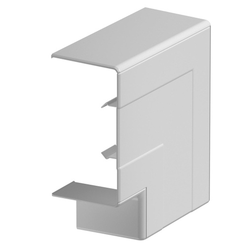 Ângulo plano Tampa de montagem 142x142x56 Policarbonatoacrilonitrila-butadieno-estireno cinzento claro RAL 7035