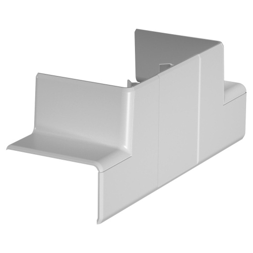 Derivação em T para Rapid 45 160x62x56 Policarbonatoacrilonitrila-butadieno-estireno cinzento claro RAL 7035