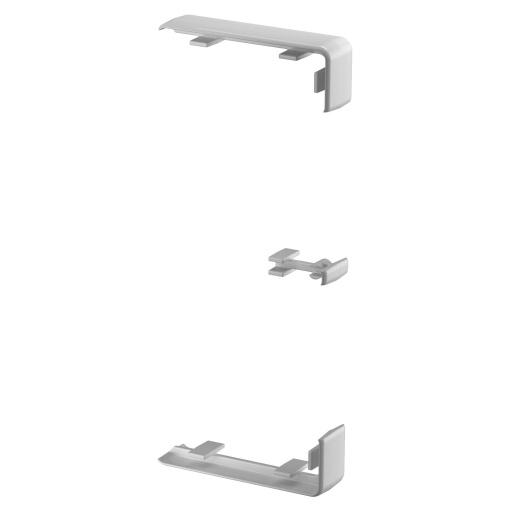 Tapa juntas para Rapid 45 130 133x55x15 Policarbonatoacrilonitrila-butadieno-estireno cinzento claro RAL 7035