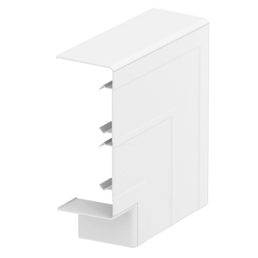 Ângulo plano Tampa de montagem 172x172x56 Policarbonatoacrilonitrila-butadieno-estireno branco puro RAL 9010