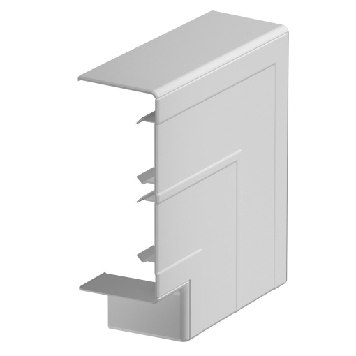 Ângulo plano Tampa de montagem 172x172x56 Policarbonatoacrilonitrila-butadieno-estireno cinzento claro RAL 7035