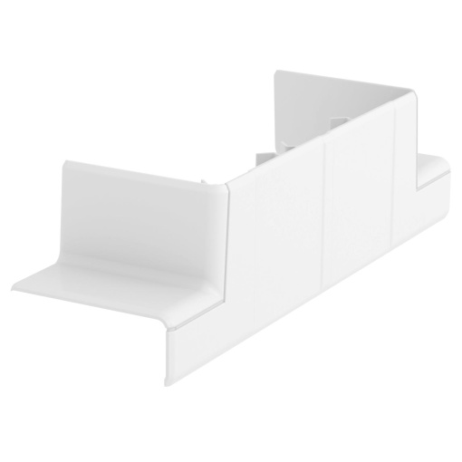 Derivação em T para Rapid 45, 2 vias 190x52x56 Policarbonatoacrilonitrila-butadieno-estireno branco puro RAL 9010