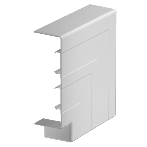 Ângulo plano Tampa de montagem 207x207x56 Policarbonatoacrilonitrila-butadieno-estireno branco puro RAL 9010