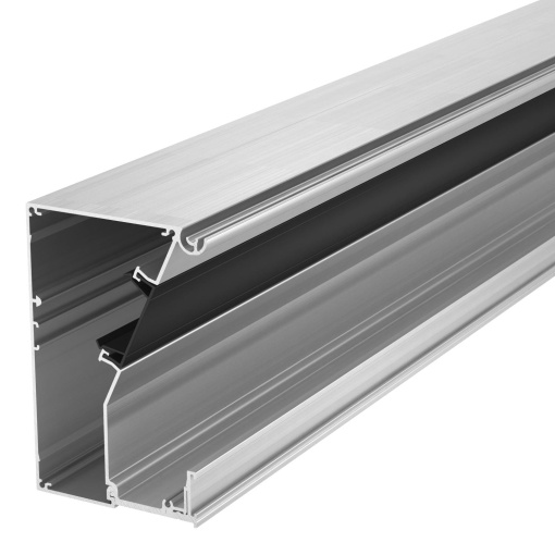 Calha técnica de design GAD sem Tampa 114x140x2000 Alumínio anodizado