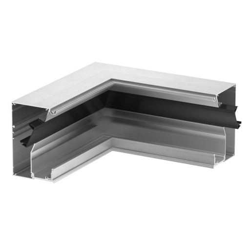 Ângulo interno GAD sem tampa 114x140x300 Alumínio anodizado