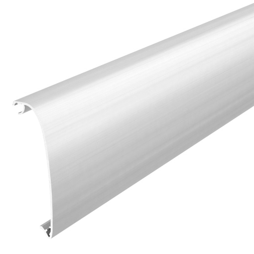 Tampa para calha GAD Design Soft 45x140x999 Alumínio anodizado