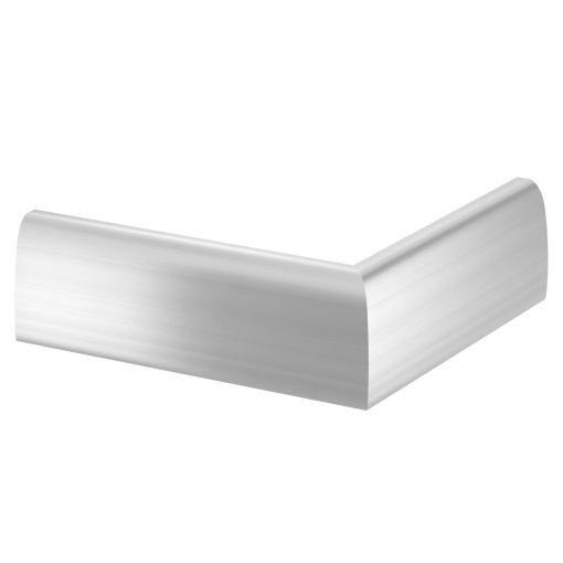 Tampa de ângulo externo GAD Design Soft 45x140x426 Alumínio anodizado