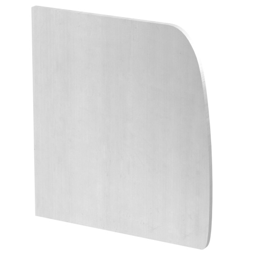 Topo esquerdo GAD Desing Soft 126x140x37 Alumínio anodizado