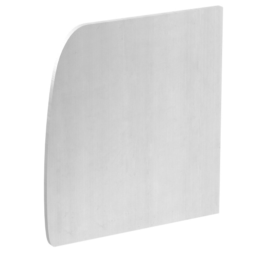 Topo direito GAD Desing Soft 126x140x37 Alumínio anodizado