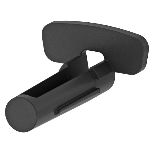 Distanciador para calha de design GAD 9x12x5,5 Poliamida preto RAL 9011