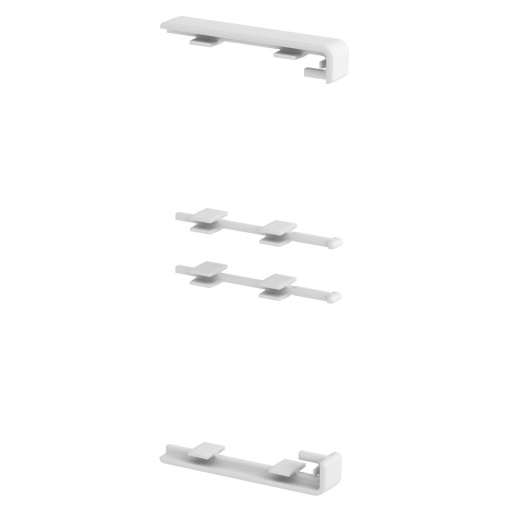 Tapa juntas para GEK-K53160-3, 3 vias Policloreto de vinilo branco puro RAL 9010