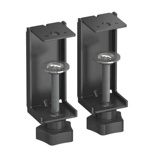 Patilha de fixação intervalo de 40 a 70 mm 80,4x38,5x118 Aço inoxidável, livre de ferrugem A2 1.4301 revestido a pó preto