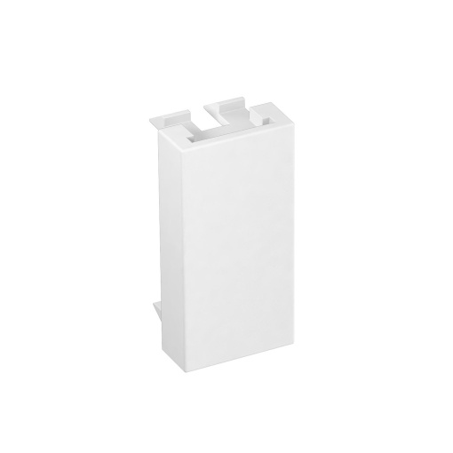 Obturador 12 módulo 45x22,5mm branco puro RAL 9010