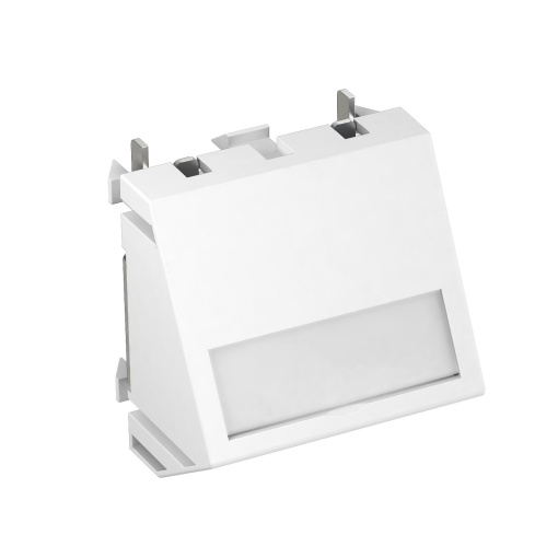 Saída de cabos com alívio de tensão 45x45mm Policarbonato branco puro RAL 9010