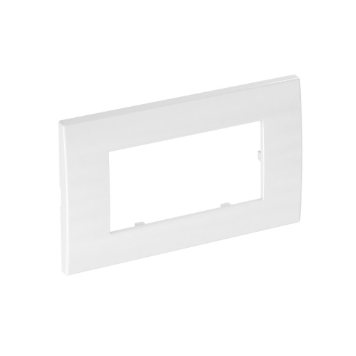Espelho Modul 45, duplo 84x140mm Policarbonato branco puro RAL 9010